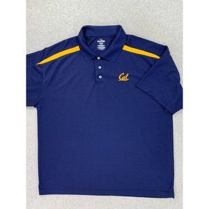 California Golden‎ Bears Short Sleeve Polo Shirt (Men's XL) Blue